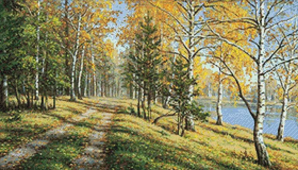 Crafting Spark Autumn Landscape 70х40 Deimantinio Paveikslo komplektas Cs2606