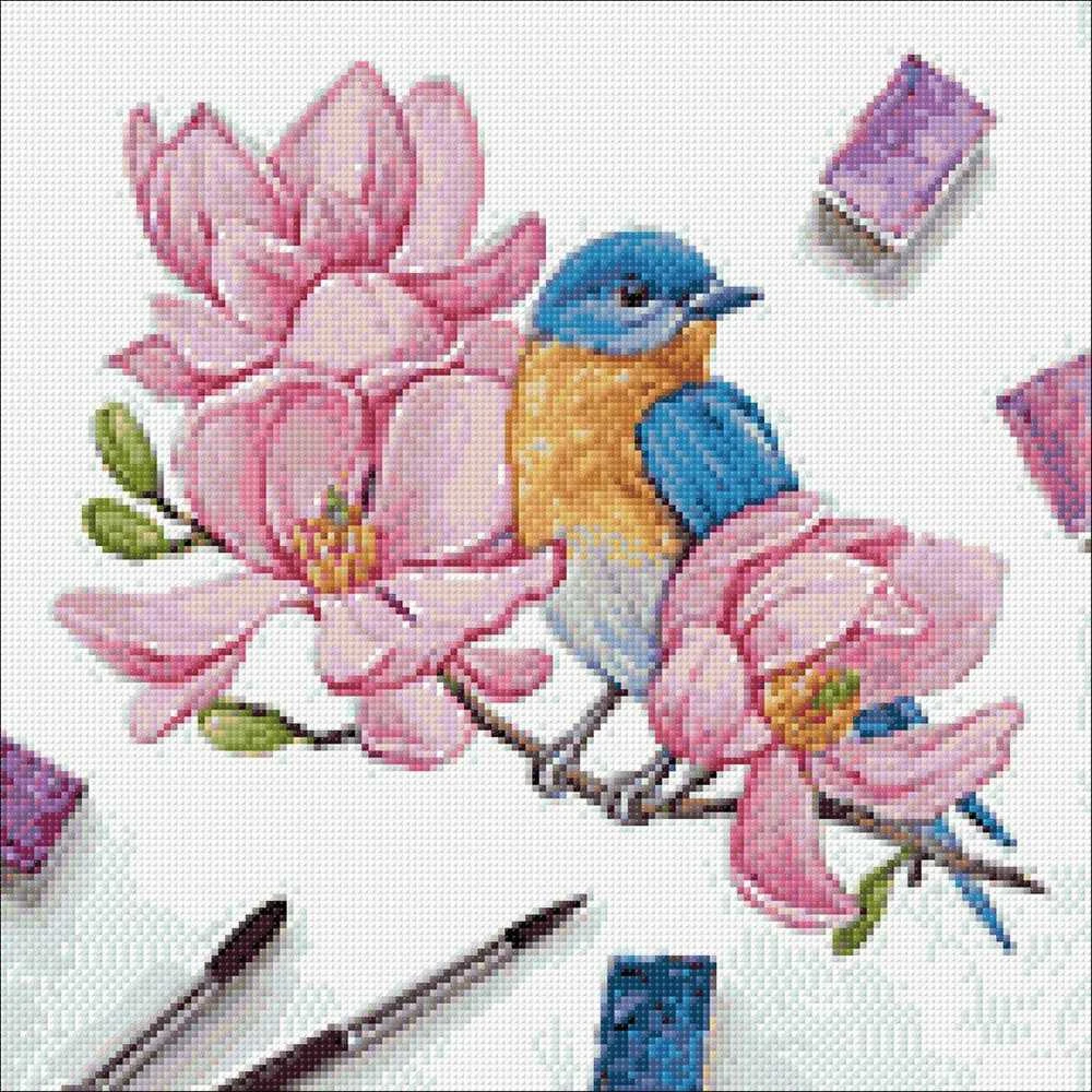Crafting Spark Bird 40х40 Deimantinio Paveikslo komplektas Cs2713