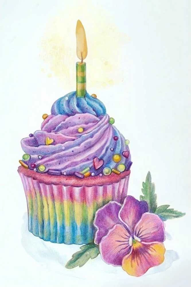 Crafting Spark Celebration Cupcake 20х30 Deimantinio Paveikslo komplektas Cs2720