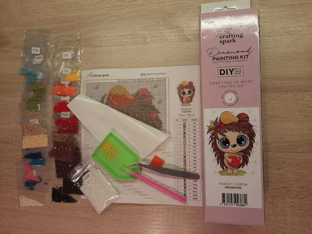 Crafting Spark Coffee Cat 20х20 Deimantinio Paveikslo komplektas Cs2707