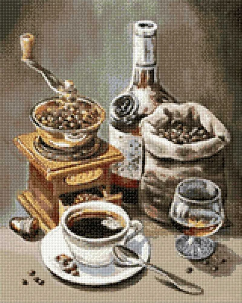 Crafting Spark Coffee Time Deimantinio Paveikslo komplektas CS2553