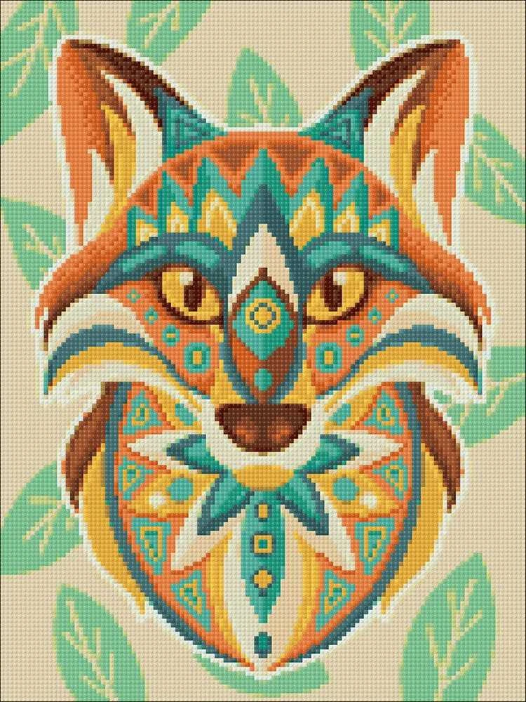 Crafting Spark Colourful Fox Deimantinio Paveikslo komplektas CS2543