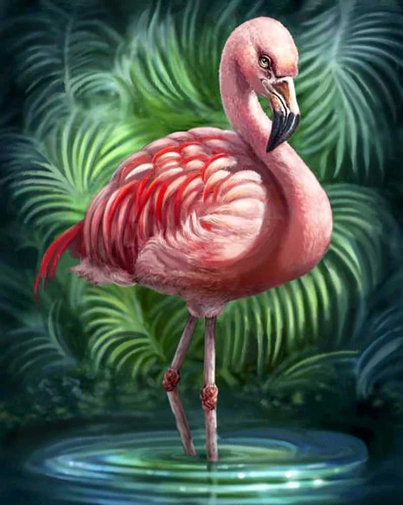 Crafting Spark Flamingo Deimantinio Paveikslo komplektas CS2572