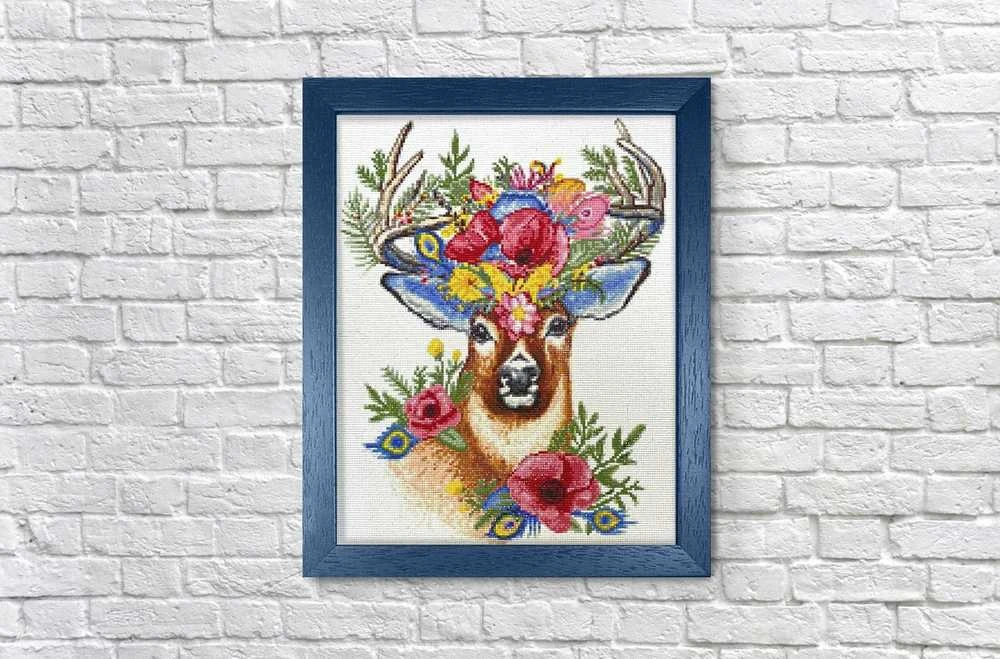 Crafting Spark Forest Deer 40х50 Deimantinio Paveikslo komplektas Cs2542