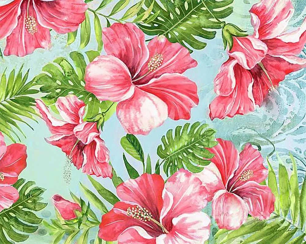 Crafting Spark Hibiscus Paradise Deimantinio Paveikslo komplektas CS2575