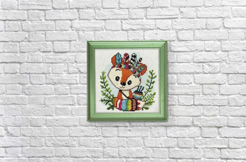 Crafting Spark Indian Fox 20х20 Deimantinio Paveikslo komplektas Cs2532