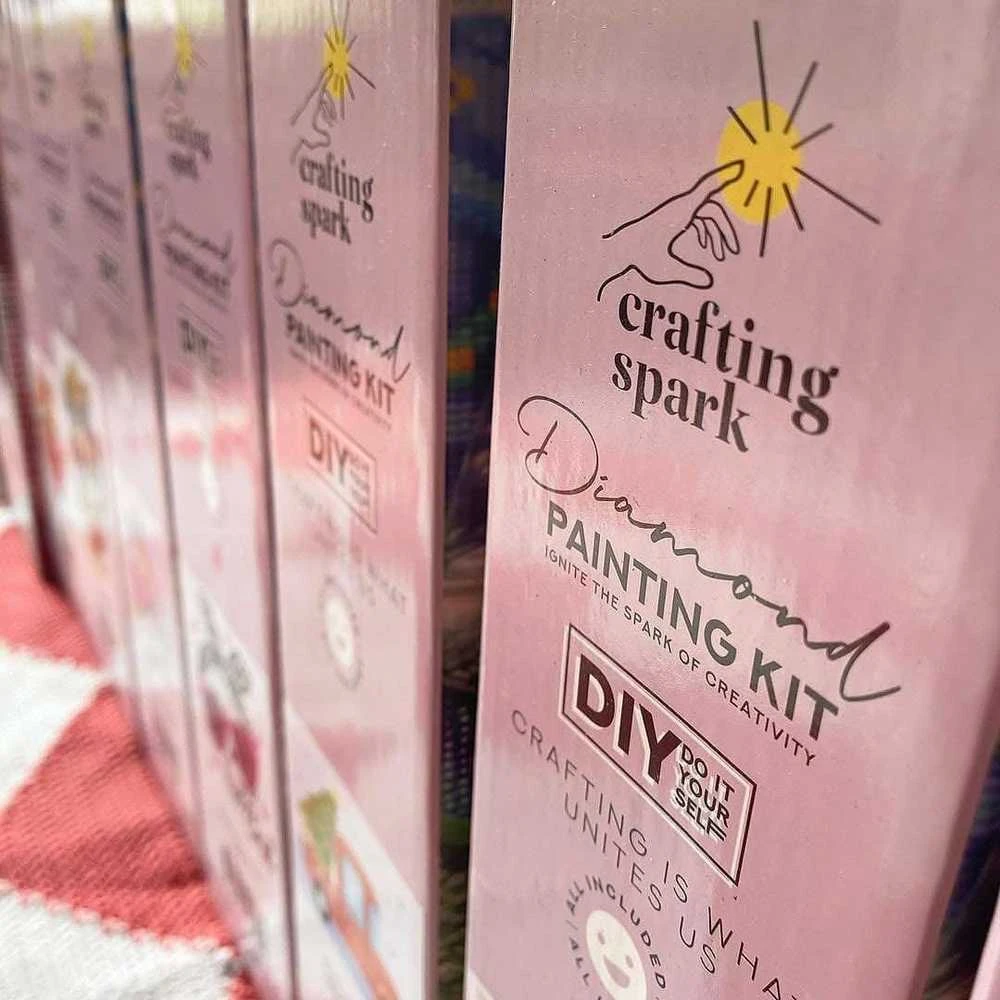 Crafting Spark Lavender Daylight 50х40 Deimantinio Paveikslo komplektas Cs2586