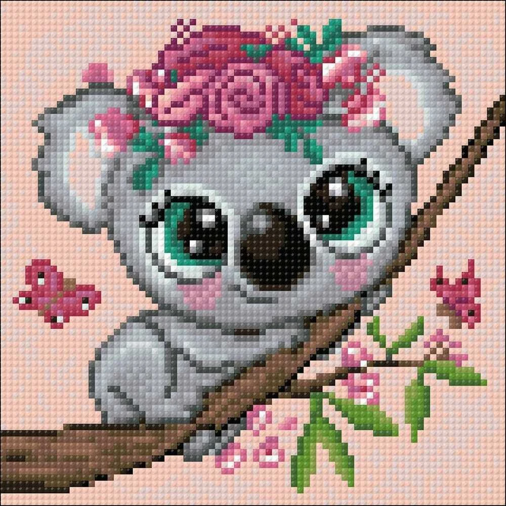 Crafting Spark Little Koala 20х20 Deimantinio Paveikslo komplektas Cs2529
