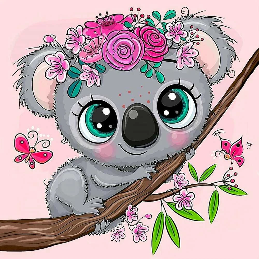 Crafting Spark Little Koala 20х20 Deimantinio Paveikslo komplektas Cs2529