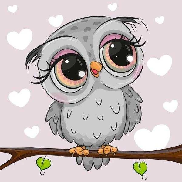 Crafting Spark Little Owl 20х20 Deimantinio Paveikslo komplektas Cs2711