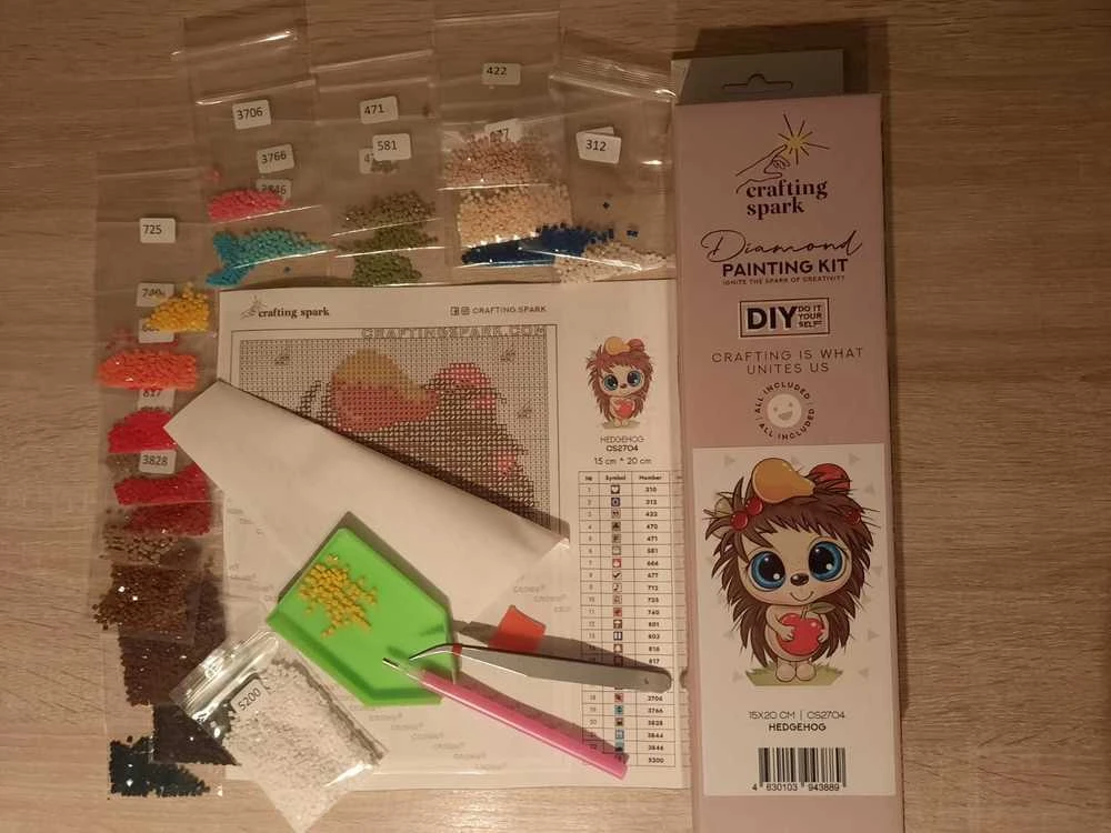 Crafting Spark Playful Unicorn 20х20 Deimantinio Paveikslo komplektas Cs2531