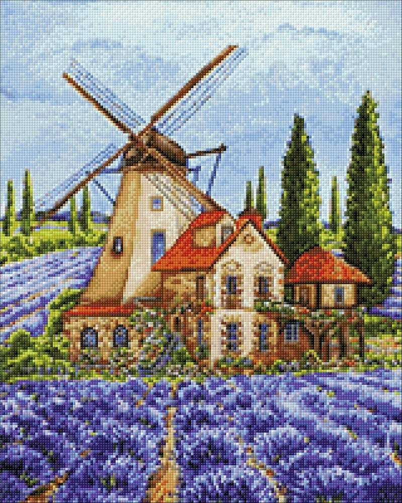 Crafting Spark Provance Windmill 40х50 Deimantinio Paveikslo komplektas Cs2579