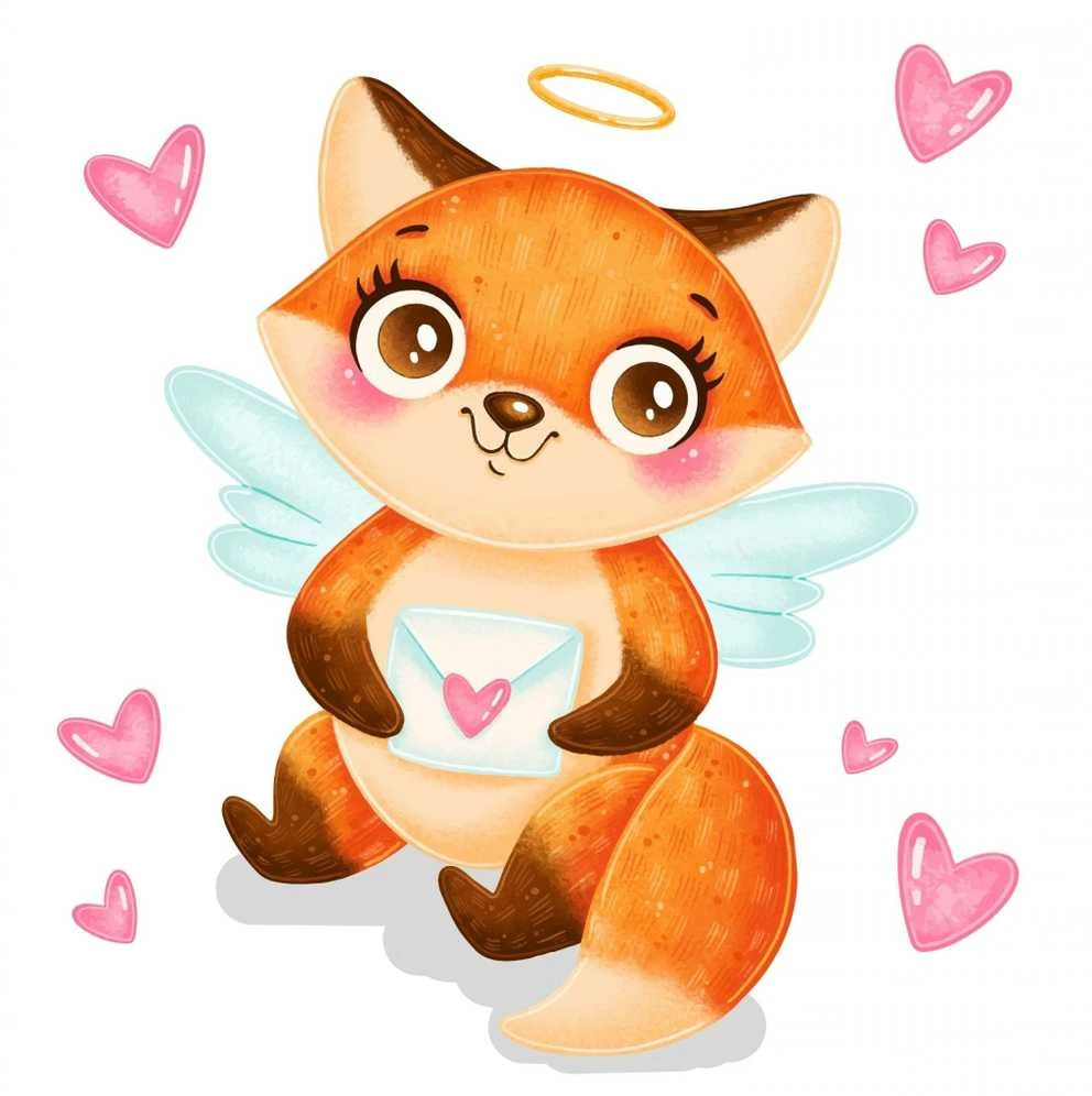 Crafting Spark Romantic Fox 20х20 Deimantinio Paveikslo komplektas Cs2695
