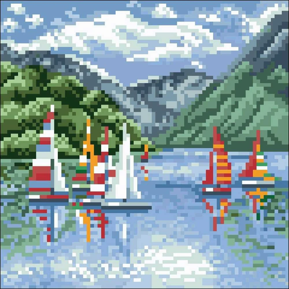 Crafting Spark Sailing Ships 20х20 Deimantinio Paveikslo komplektas Cs2623