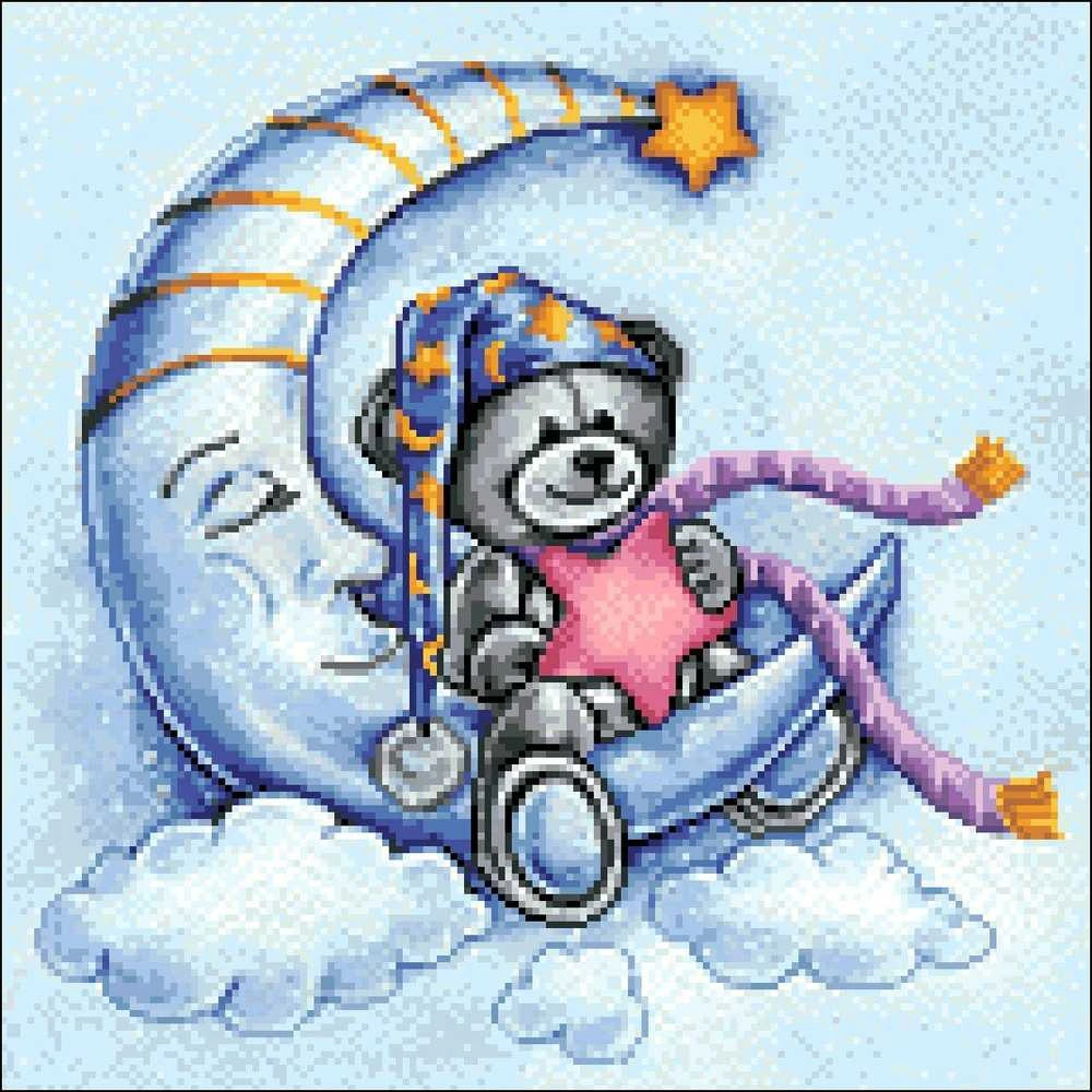 Crafting Spark Sweet Dreams 40х40 Deimantinio Paveikslo komplektas Cs2578