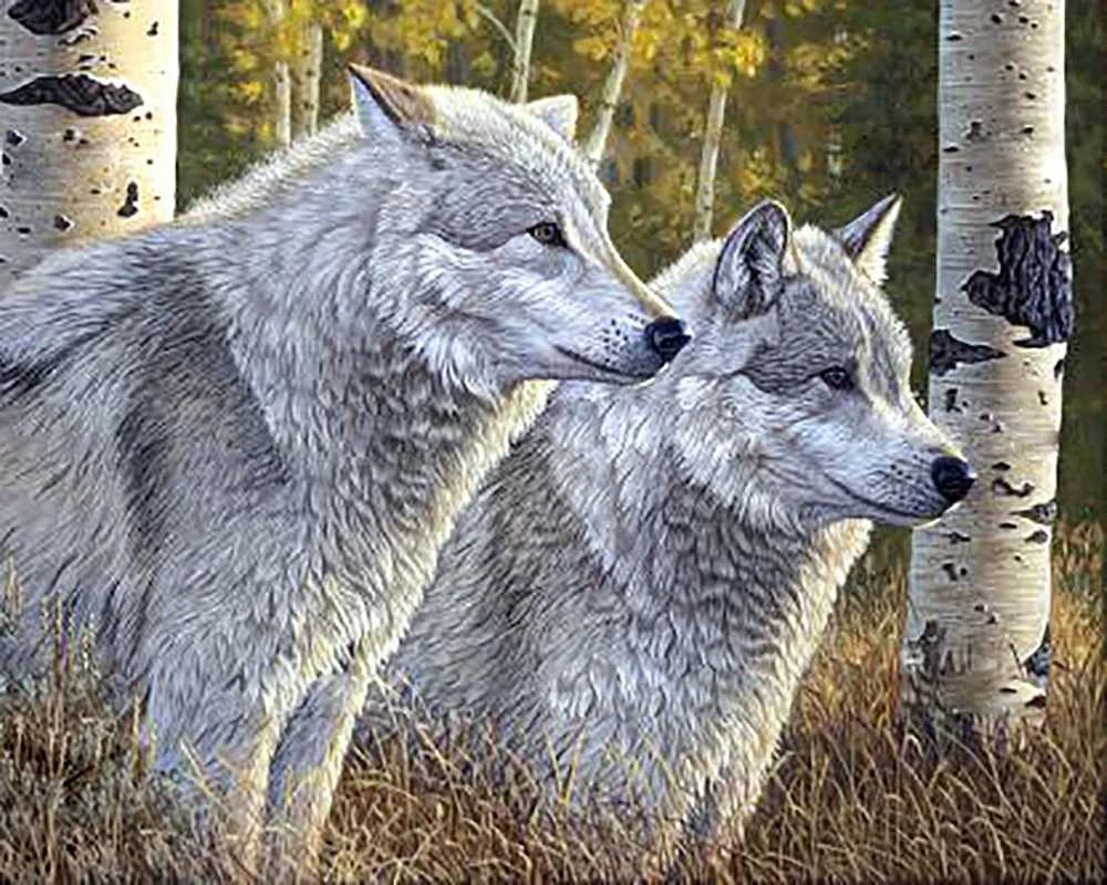 Crafting Spark Wolves Deimantinio Paveikslo komplektas CS2570