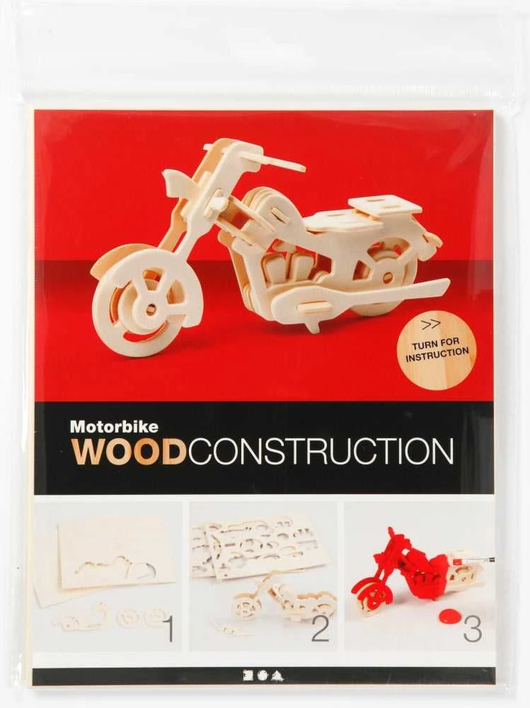 CREATIV 3 D medinis konstruktorius, MOTOCIKLAS