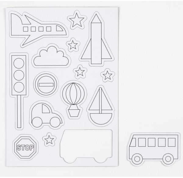 Dėlionė CREATIV Magnetukai, Transportas