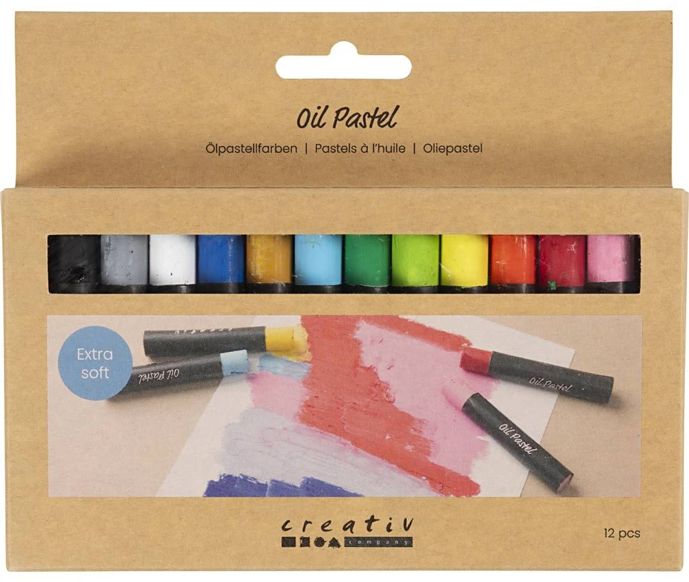 Creativ aliejinės pastelės