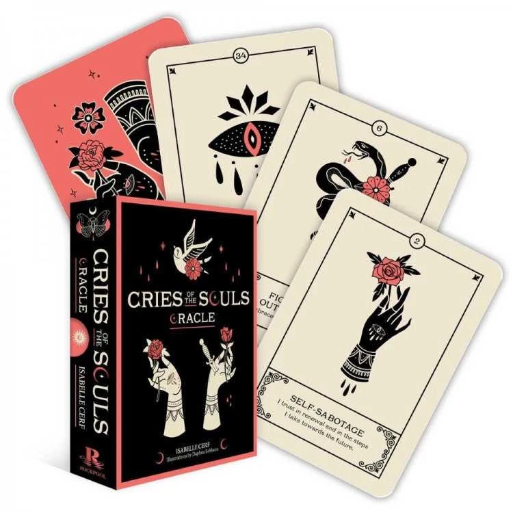 Kolekcionuojamos Kortelės - Oracle Card Deck - Vaiduoklių Klyksmai by Rockpool, 42 Kortelės, 14 x 10 x 3.5 cm