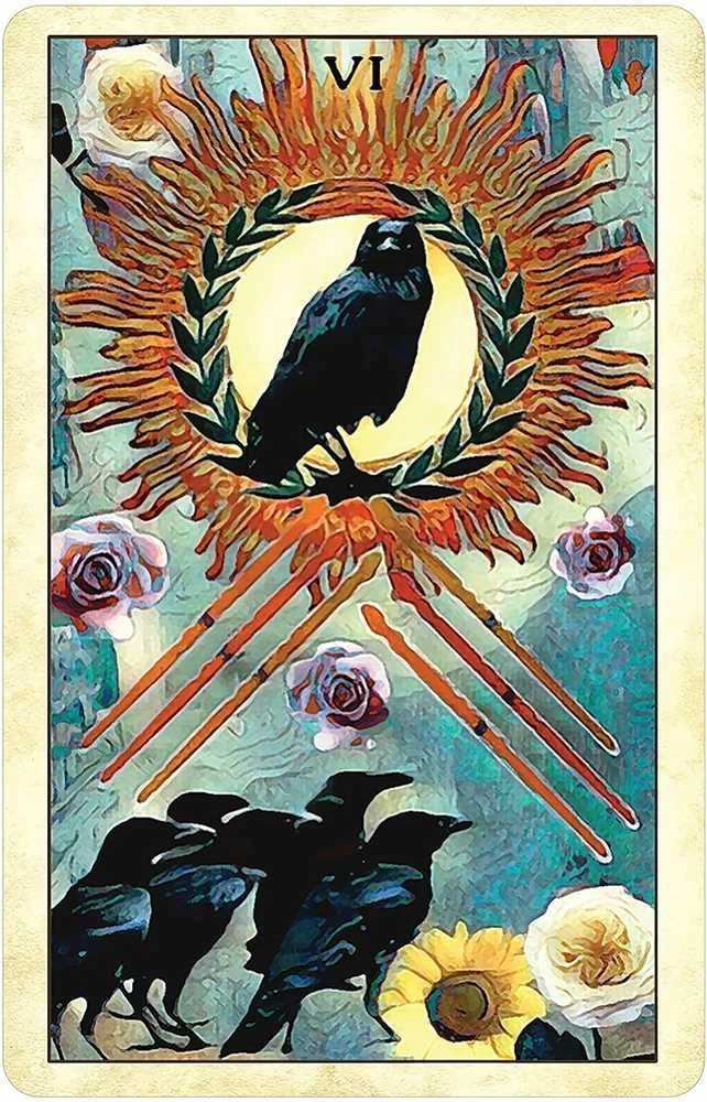 US Games Systems Crow Tarot Kišeninio Dydžio Leidimo Kortos