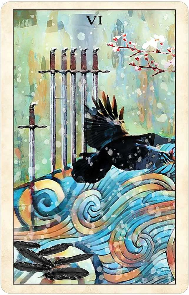 US Games Systems Crow Tarot Kišeninio Dydžio Leidimo Kortos
