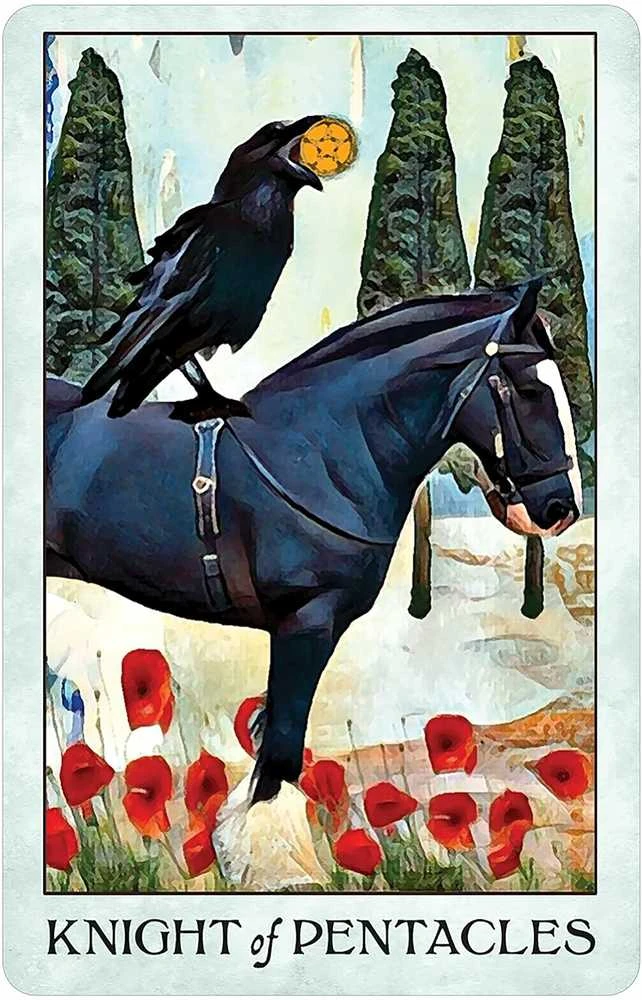 US Games Systems Crow Tarot Kišeninio Dydžio Leidimo Kortos