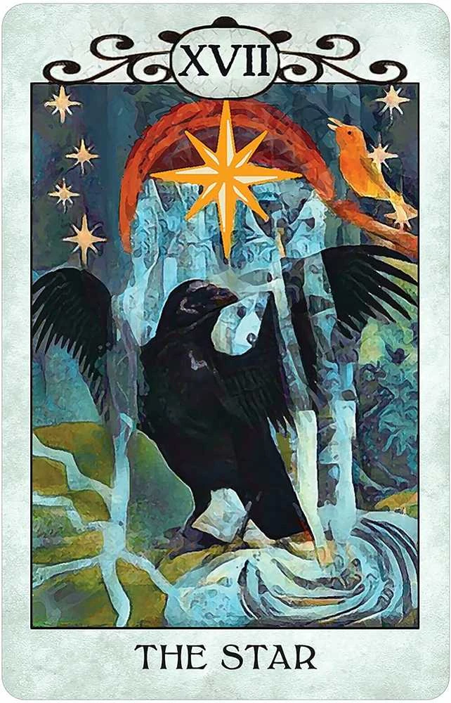 US Games Systems Crow Tarot Kišeninio Dydžio Leidimo Kortos