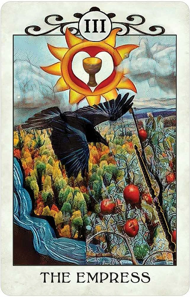 US Games Systems Crow Tarot Kišeninio Dydžio Leidimo Kortos