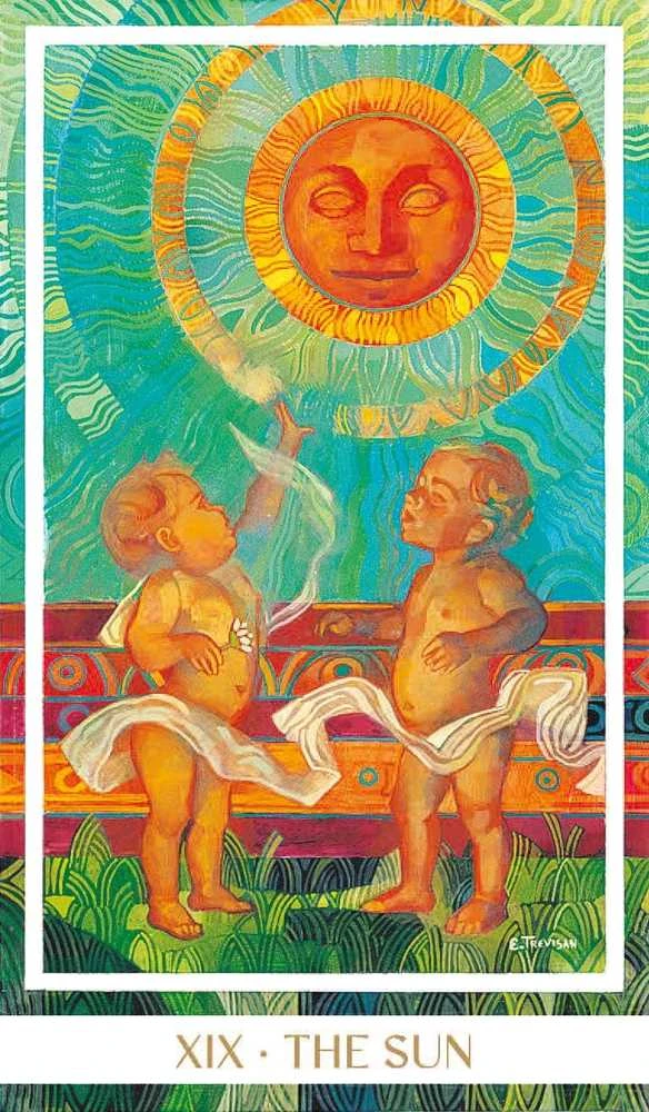 Crystal Tarot taro kortos – premium leidimas Lo Scarabeo, vitražo stiliaus