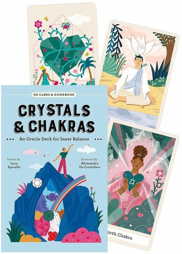 Crystals & Chakras Oracle US Games Systems Kortos