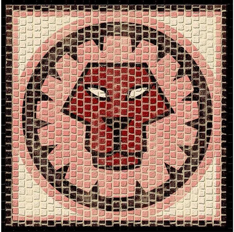 Cuit Domenech Everships CUIT keraminė mozaika Liūtas – Zodiakas, 21x21 cm, rinkinys
