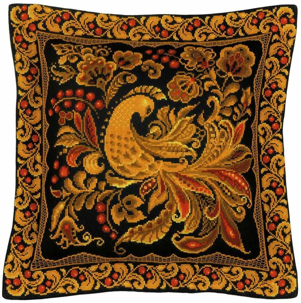 Cushion/Panel Khokhloma Painting siuvinėjimo rinkinys iš RIOLIS Nr.: 1758