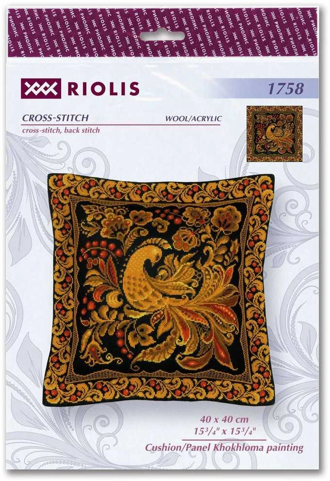 Cushion/Panel Khokhloma Painting siuvinėjimo rinkinys iš RIOLIS Nr.: 1758