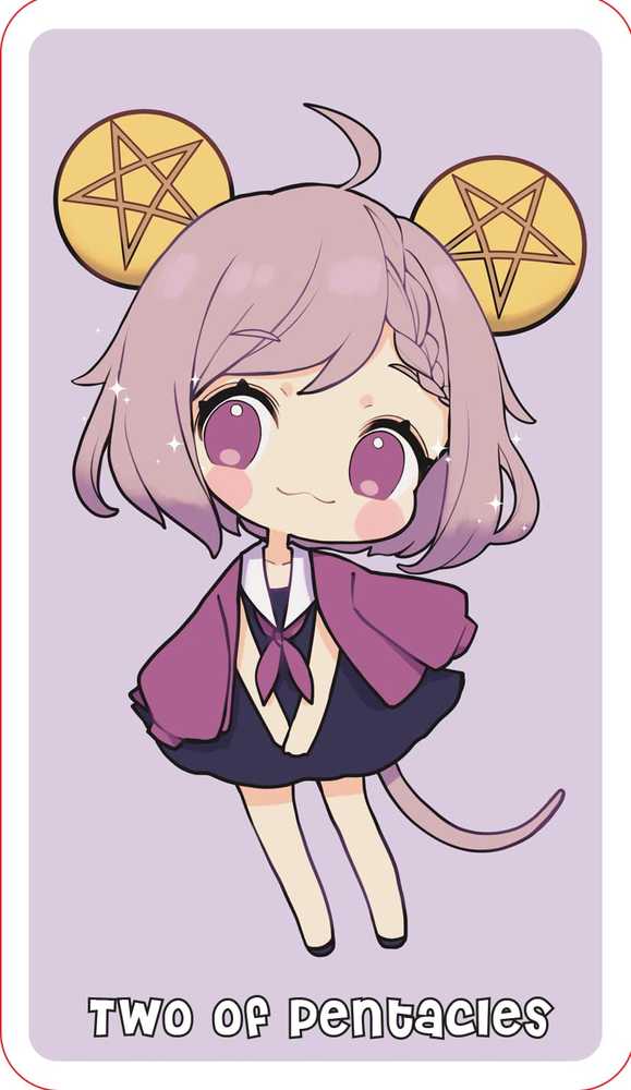 KNYGA Taro kortos Cute Chibi Rock Point Press