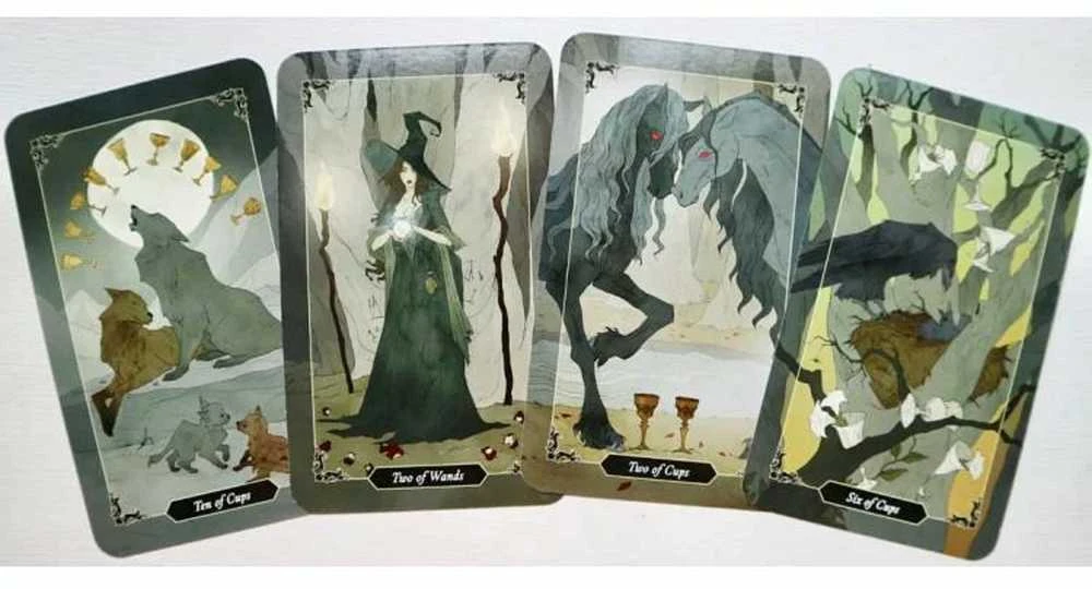 Llewellyn Dark Wood Tarot Mini Kortos