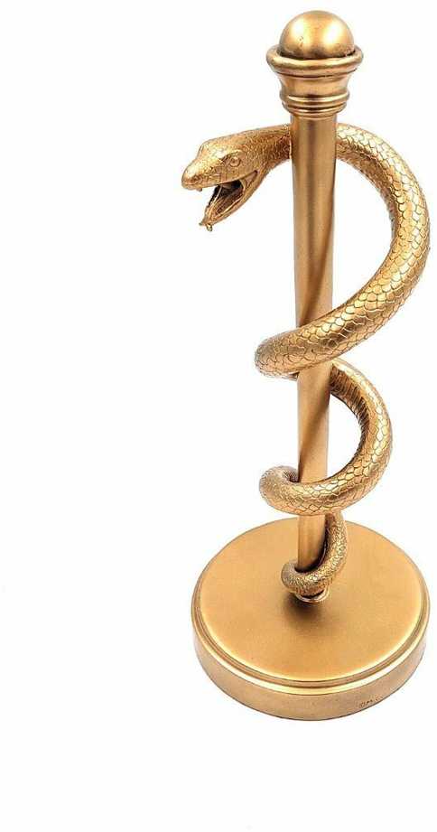 Deco Gifts Eskulapo lazda - medicinos meno simbolis. MC-9634G H 30cm