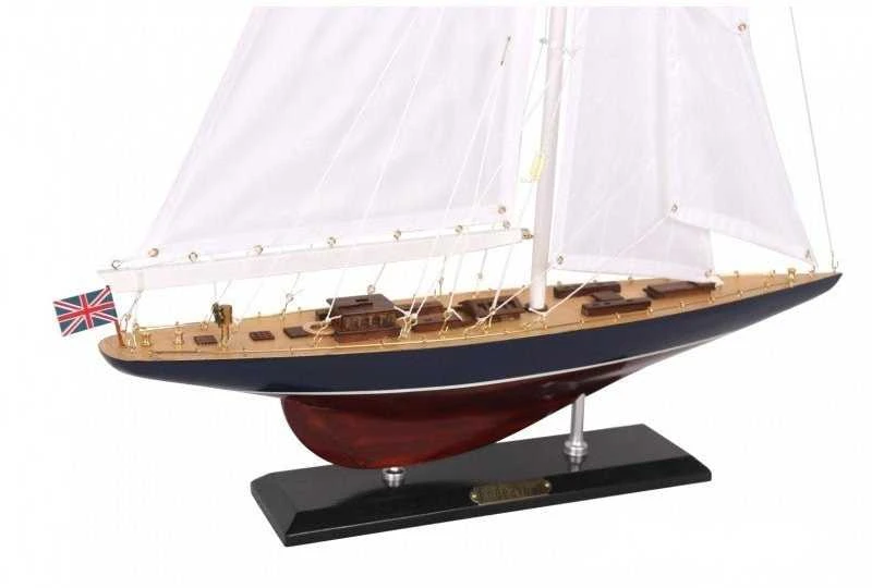 Deco Gifts Jachta Endeavour modelis 70 cm – prabangi interjero puošmena ir dovana