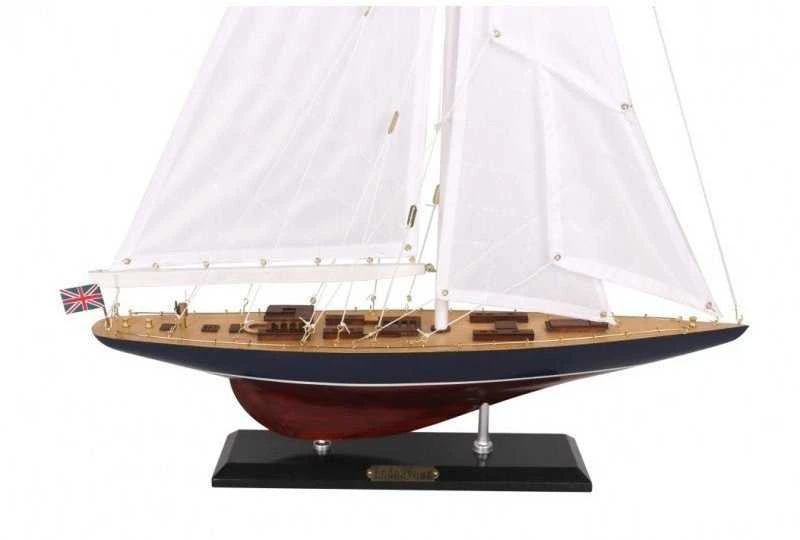 Deco Gifts Jachta Endeavour modelis 70 cm – prabangi interjero puošmena ir dovana
