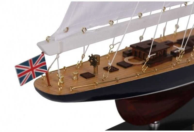 Deco Gifts Jachta Endeavour modelis 70 cm – prabangi interjero puošmena ir dovana