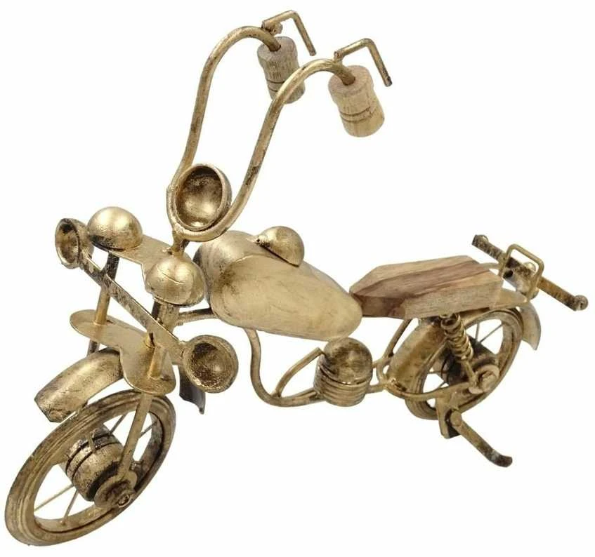 Mirtop Retro klasikinio motociklo metalinis modelis – antikinė bronza – dovana