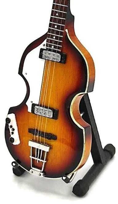 Indominiguitars Mini bosinė gitara – Paul McCartney, The Beatles stilius, kolekcinė, mahagonas