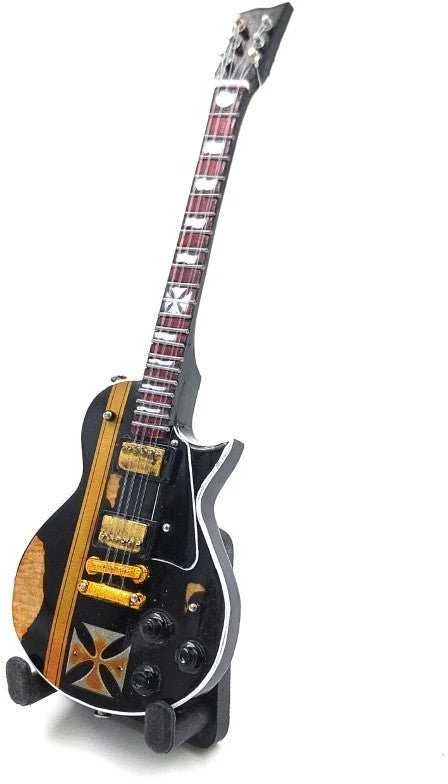 Indominiguitars Mini gitara 15 cm – rankų darbo mahagonis, James Hetfield stilius