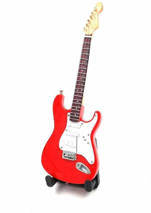 Indominiguitars Mini gitara 15 cm Mark Knopfler stiliaus, mahagonio, kolekcinė