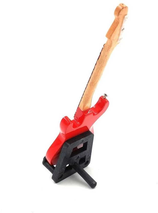 Indominiguitars Mini gitara 15 cm Mark Knopfler stiliaus, mahagonio, kolekcinė
