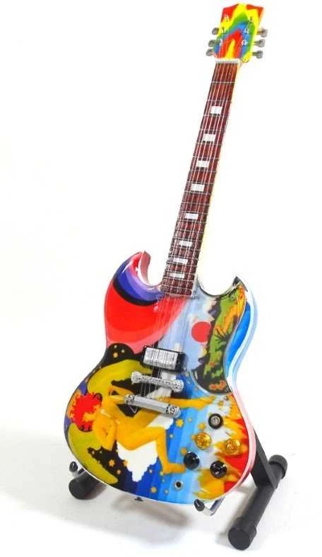 Indominiguitars Mini gitara „Eric Clapton – Fool“ – rankų darbo, raudonmedžio, kolekcinė