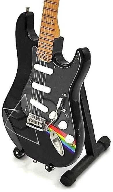 Indominiguitars Mini gitara Rožinė Floyd, mahonio, rankų darbo, 1:4, kolekcinė