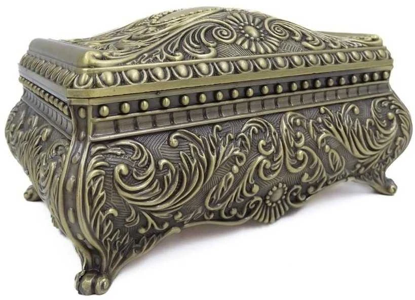 Deco Gifts Puošni metalinė skrynia/dėžutė 21-20M
