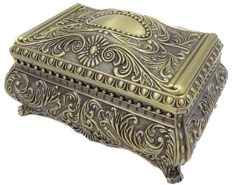 Deco Gifts Puošni metalinė skrynia/dėžutė 21-20M