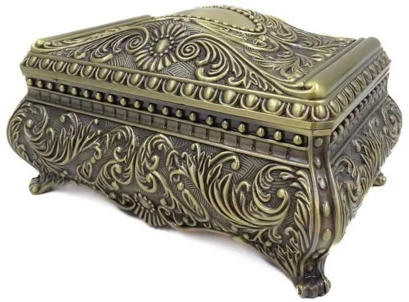 Deco Gifts Puošni metalinė skrynia/dėžutė 21-20M